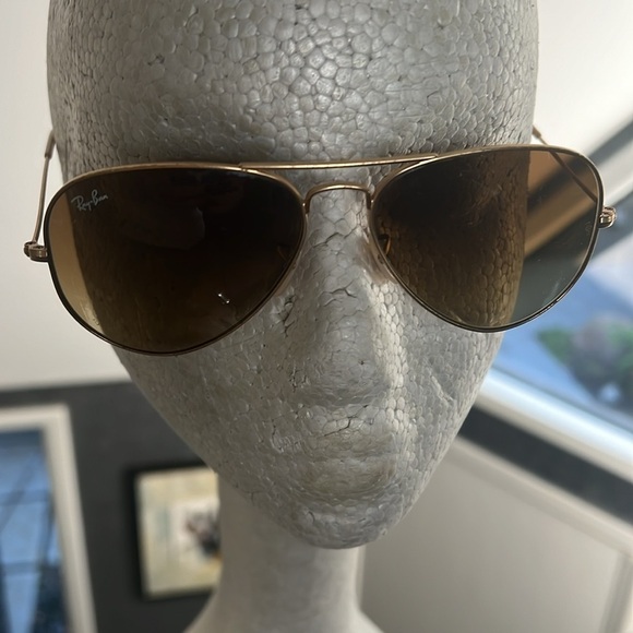 Ray Ban Aviator 2025 Light Beige Sunglasses main image 12